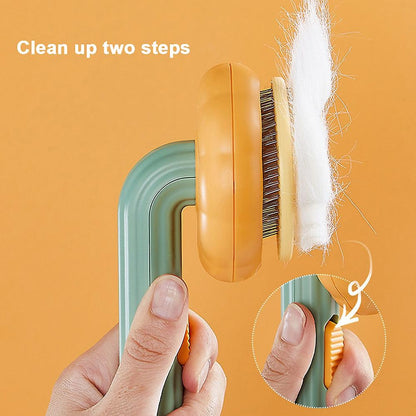Doggo: Self-Cleaning Shedding Pumpkin Comb/Brush for Cats and Dogs